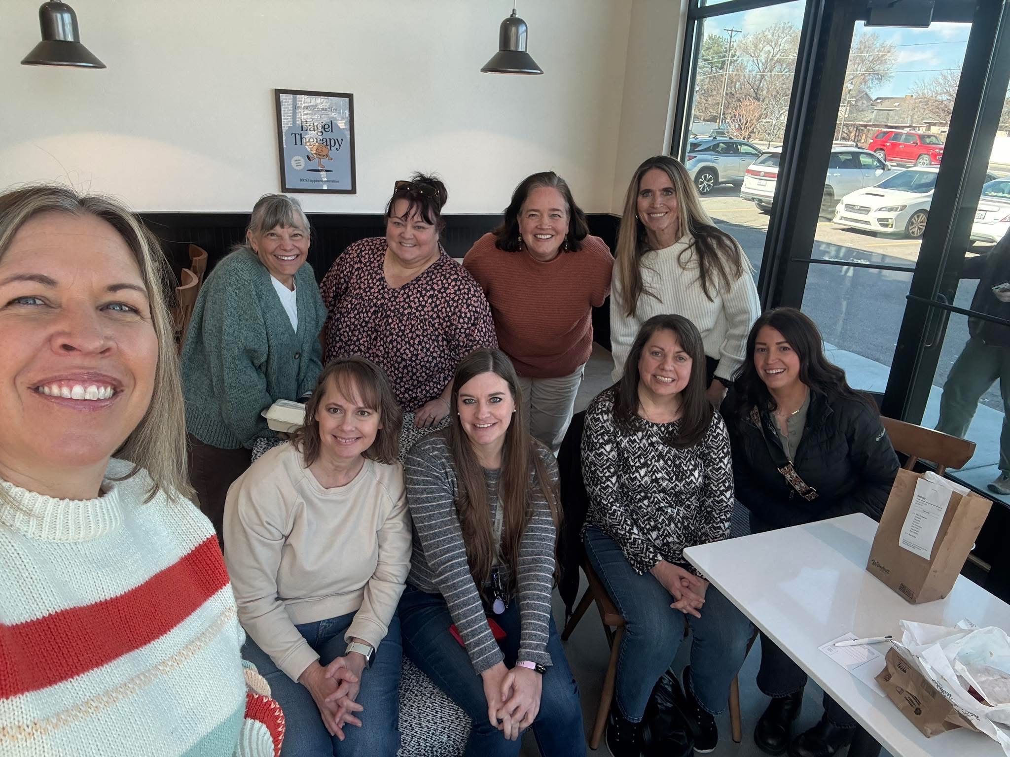 Community volunteers working together